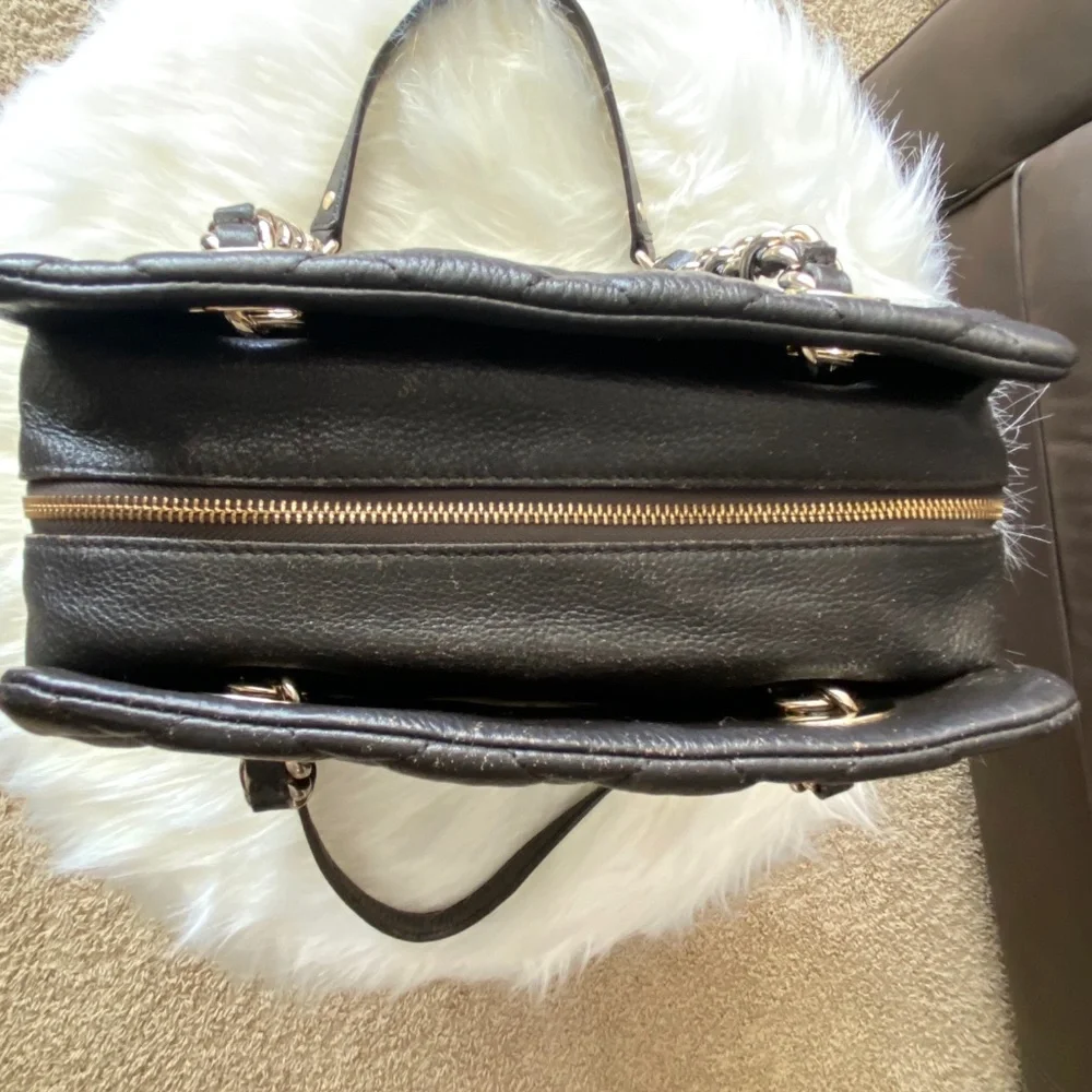 Kate Spade New York Gold Coast Elizabeth Black Leather Shoulder Bag - Picture 6 of 14